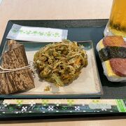 ビールとおつまみもある