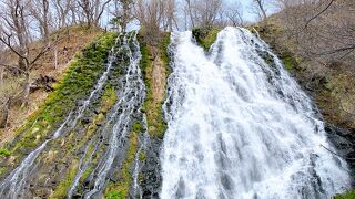 雪解け水が流れていたからか、秋よりも迫力がありました!