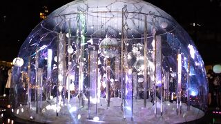 2021　SNOW LIGHT GLOBE　クリスマスイルミネーション