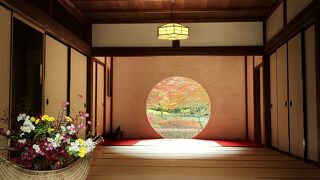 方丈奥の後庭園の紅葉が素晴らしい