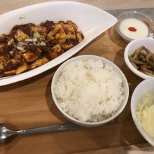 麻婆豆腐ランチ