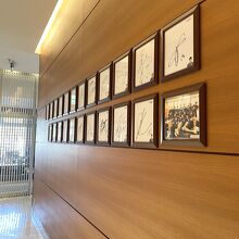 サインがたくさん