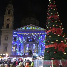 聖イシュトヴァーン広場（クリスマス時）