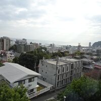 客室から海に向かっての眺望