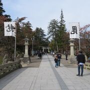 米沢観光の中心。コンパクトに歩いて回れます。