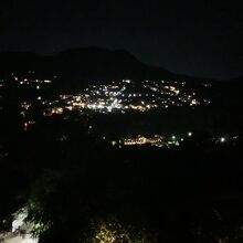 レストランからの夜景