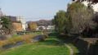 中津川にかかる橋