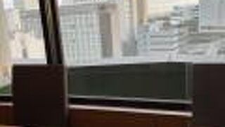 最上階で朝ごはんを