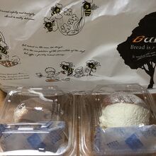 左：チョコ　右：プレーン