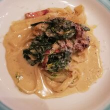 牡蠣のクリームソース