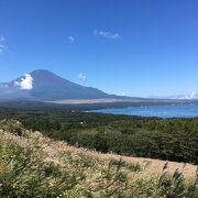 富士山と山中湖を一望！