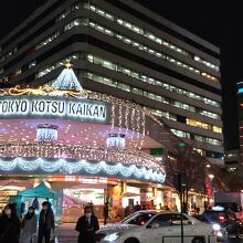 街路樹にイルミネーションがない？