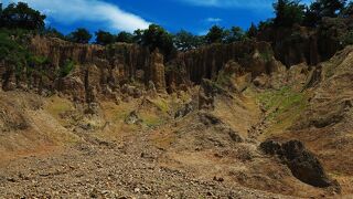 雄大で力強い自然美に圧倒される：阿波の土柱