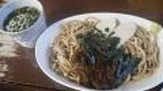 もずくそばの冷を食べました