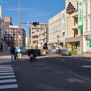 お城へ向かう通り（善光寺道）