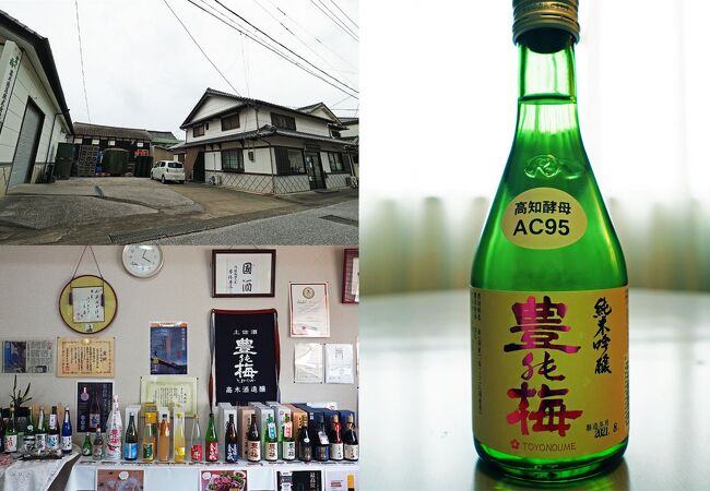 県外にはほぼ出回らない貴重な日本酒が試飲・購入できる：豊能梅 高木酒造株式会社