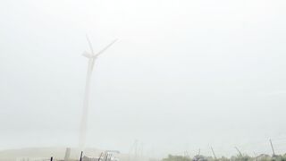 濃霧と大雨のなかドライブするのが大変でした：四国カルスト(愛媛県久万高原町)