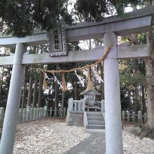 神津嶽山頂の枚岡神社