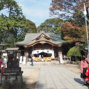 緑豊かな神社　布多天神