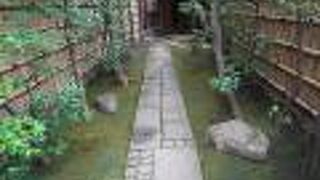 江戸千家の祖、川止不白が関宿藩主久世大和守の外神田下屋敷に建てた茶室