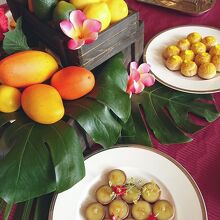 爽やかな風味のタルト