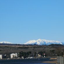 山中湖からの南アルプス