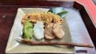 愛宕詣での門前スイーツ、志んこを食す