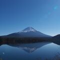 湖からの富士山