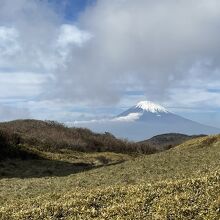 駒ケ岳山頂から見た富士山