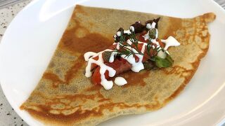 大倉山ジャンプ台を見ながら ランチ