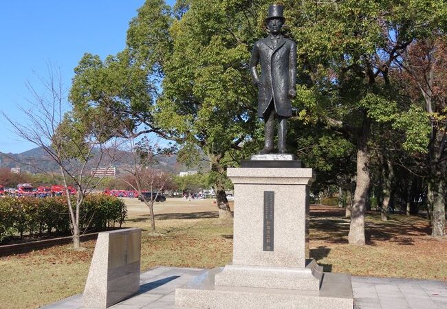 【加藤友三郎功績碑】広島県出身の最初の内閣総理大臣