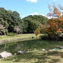 吟風閣からの庭の眺めが良いです。