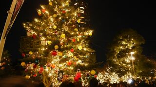 ミッドタウンのイルミネーションも見事