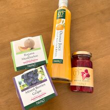 ジュース、ゼリー、ジャム