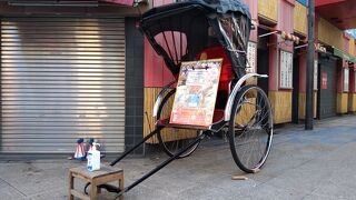 2人乗りの人力車