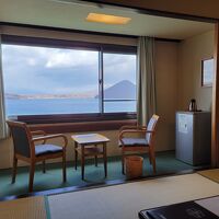 洞爺湖を眺められる和室