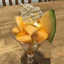 この時期限定。メロンの甘さにびっくり