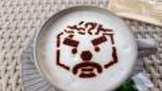 天気が良ければテラス席で