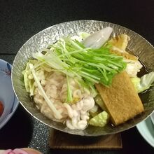 夕食の鍋