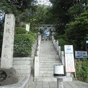 見所いっぱいの高台にある神社からの眺めは絶景です