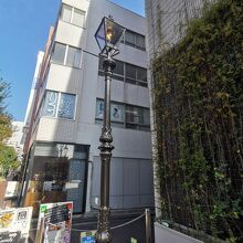 日本で最初のガス灯 