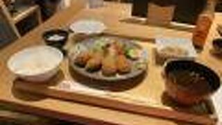 カキフライ御膳！