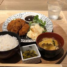 カキフライ定食