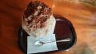 あっさりした甘さがおいしい、ティラミス氷