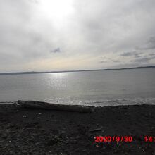 バラサン岬から見た厚岸湾