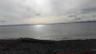 厚岸大橋の西側に広がる厚岸湾