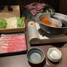 特選牛・厳選豚しゃぶしゃぶコース