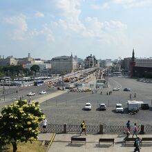 大聖堂内から見た赤の広場とは反対側