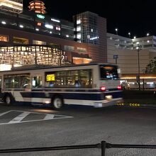 大分駅にて