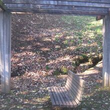 ベンチも設置されていました